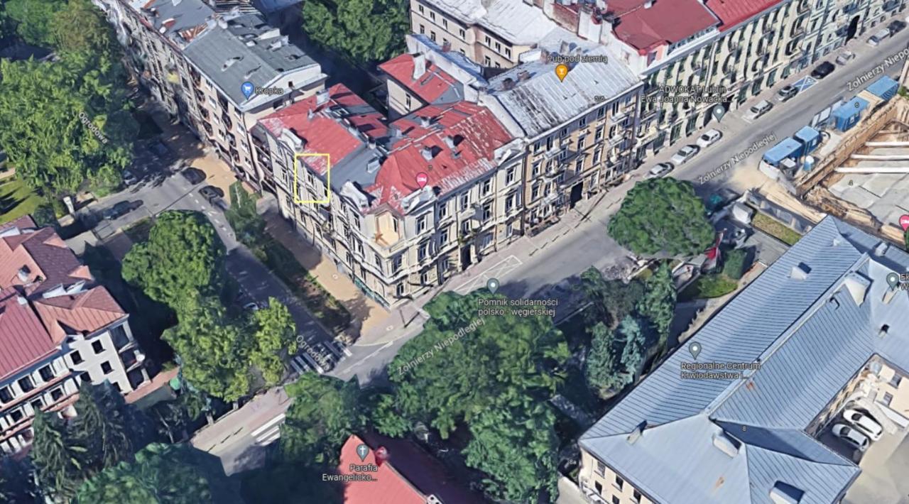 Lublinbnb - Exclusive Family Apartment ------ In The Heart Of Lublin -------------------------------- Bedroom & Living Room & Kitchen Exteriör bild